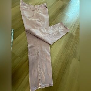 Chico's Pink Straight Leg Jeans